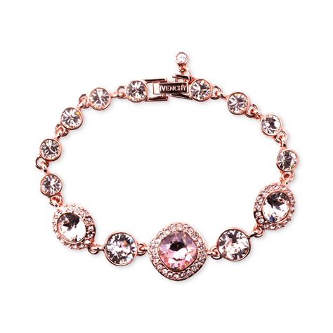 givenchy rose gold bracelet macy's|givenchy rose gold stud earrings.